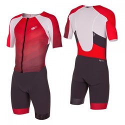 Picture of Z3R0D Racer TT Suit Man  Grey/Red