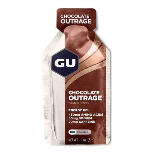 Picture of GU Energy Gel 32g 50mg sod|w/caf  chocolate outrage