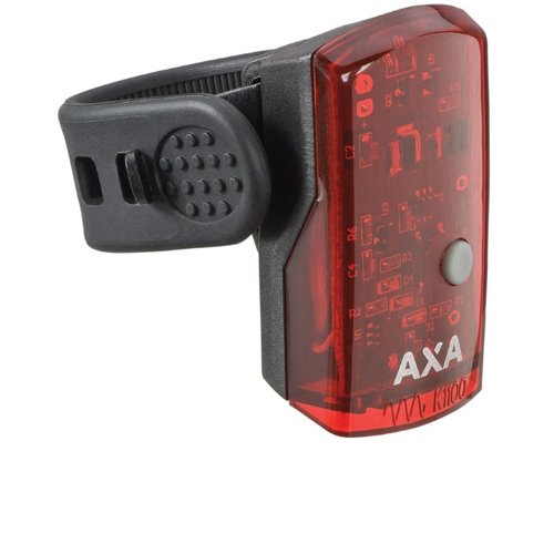 Picture of AXA Battery Rear Light Green Line 1 LED USB CB