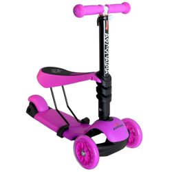 Picture of 3-Wheel scooter 3in1  fuksia