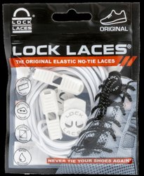 Picture of Lock Laces Original  White Solid