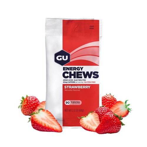 Picture of GU Energy Chews with Caffeine Strawberry