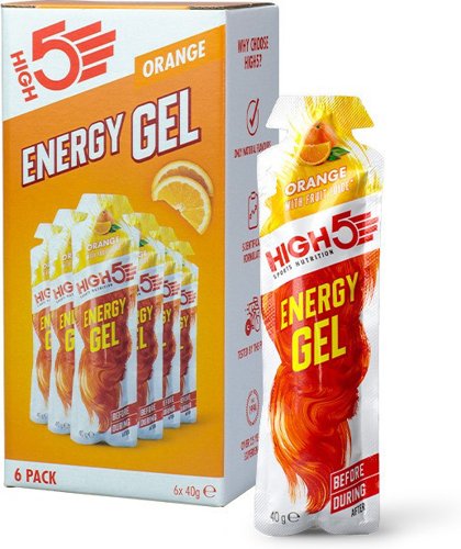 Picture of High5 Energy Gel 6 Pack Orange