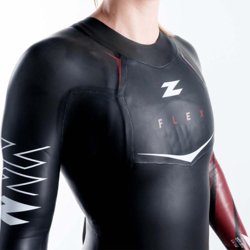 Picture of Z3R0D Στολή Κολύμβησης Flex Woman Μαύρο|Κόκκινο